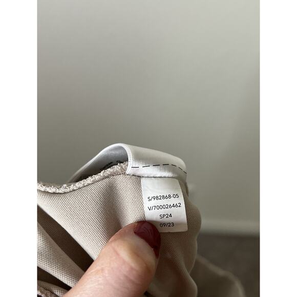 Athleta Cream Wide Leg Pant Size XL Athleisure Casual - Picture 4 of 4